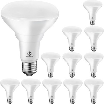 12 Pack Energetic LED Recessed Light Bulbs BR30, 105W Equivalent, 1500LM, 3000k