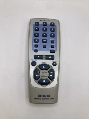 Télécommande Aiwa RC-HX30 Pour Minidisc Portable – Pour Pièces Ou Réparation