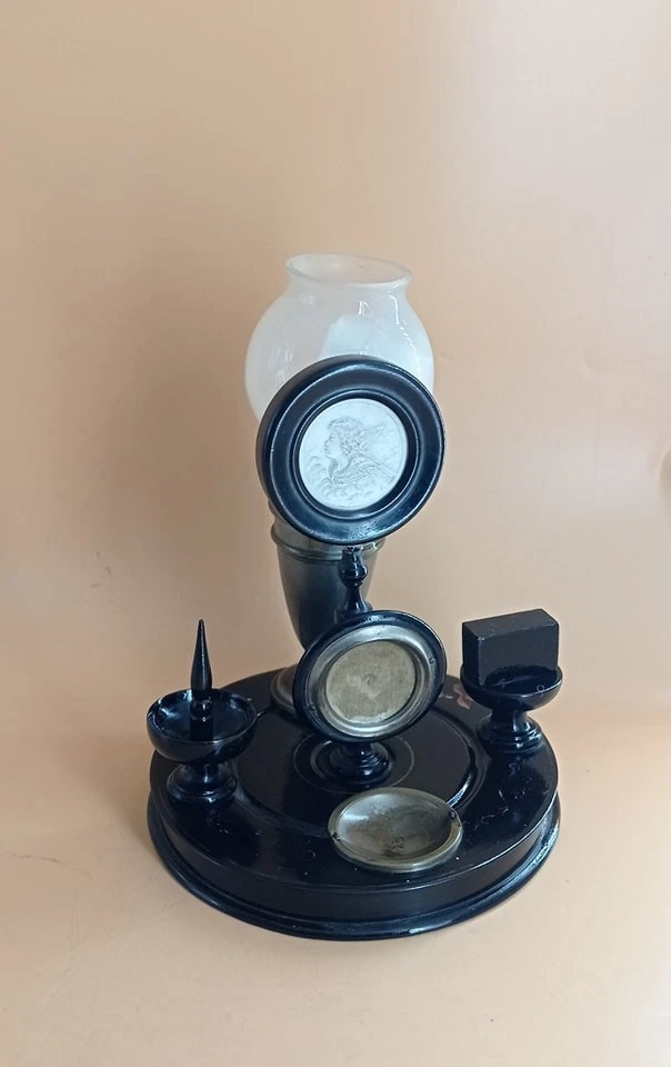 Antique Incense Burner Light. Measures 22 x 17 cm