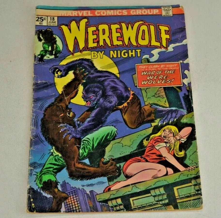 Werewolf By Night # 18 Vintage June 1974