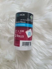 2-Pack NCR Paper Rolls 2-1/4" x 130' For Calculators