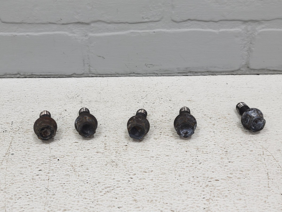 2003-2008 BMW Z4 E85 Black Lug Nuts Bolt Stud (Set of 5) M12 x 1.5