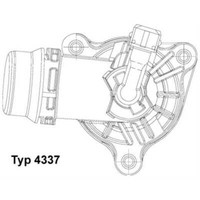 Wahler Thermostat KüHlmittel Mit Dichtung 105°C FüR BMW 3Er Compact