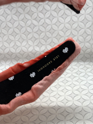 Lele Sadoughi Tie Dye knotted Headband coral pink | eBay display picture 2