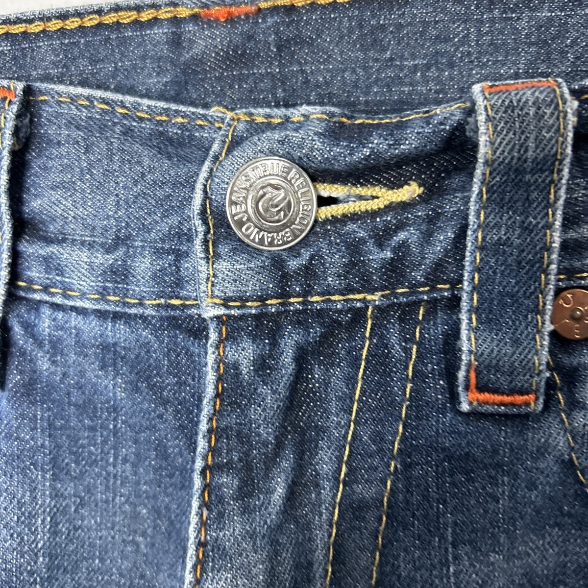 True Religion World Tour Billy Giant Big T Seat 34 Men's True Religion World Tour Billy Giant Big T Seat 34 Men's