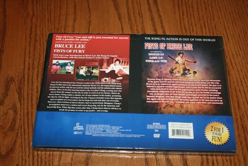 2 Movie DVD Pack Fist of Bruce Lee / Fist of Fury Direct Source OOP Rare - Imagen 2 de 2