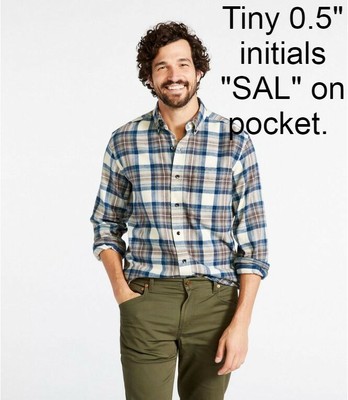 ll bean indigo tartan