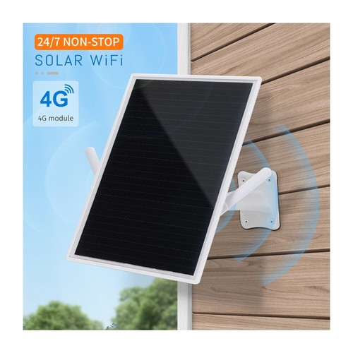 15W Solar Panels Powered 4G Wireless WiFi For Outdoor Security Camera 8 Devices - 第 3/8 張圖片