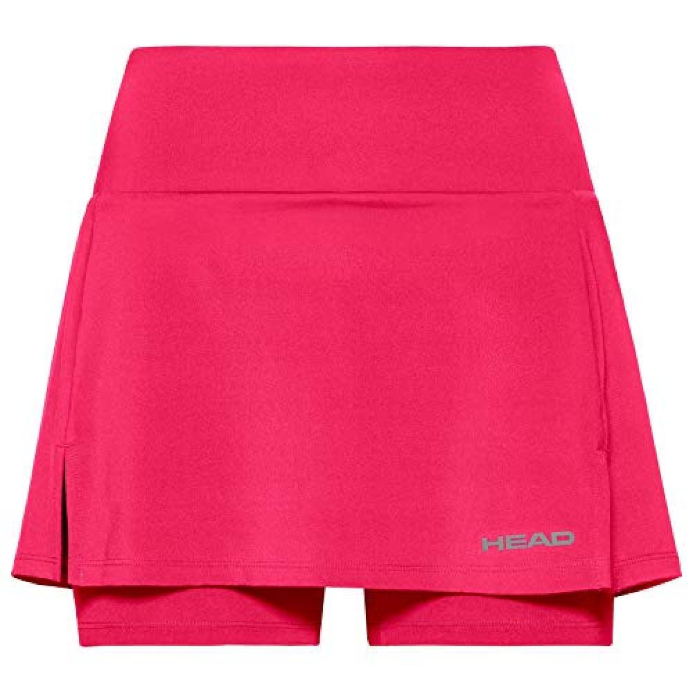 (TG. XL) HEAD Club Basic Skirts, Donna, Rosso, XL - NUOVO