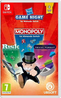 Hasbro Game Night Switch Nintendo Spiel Code Key DEU & EU *NEU