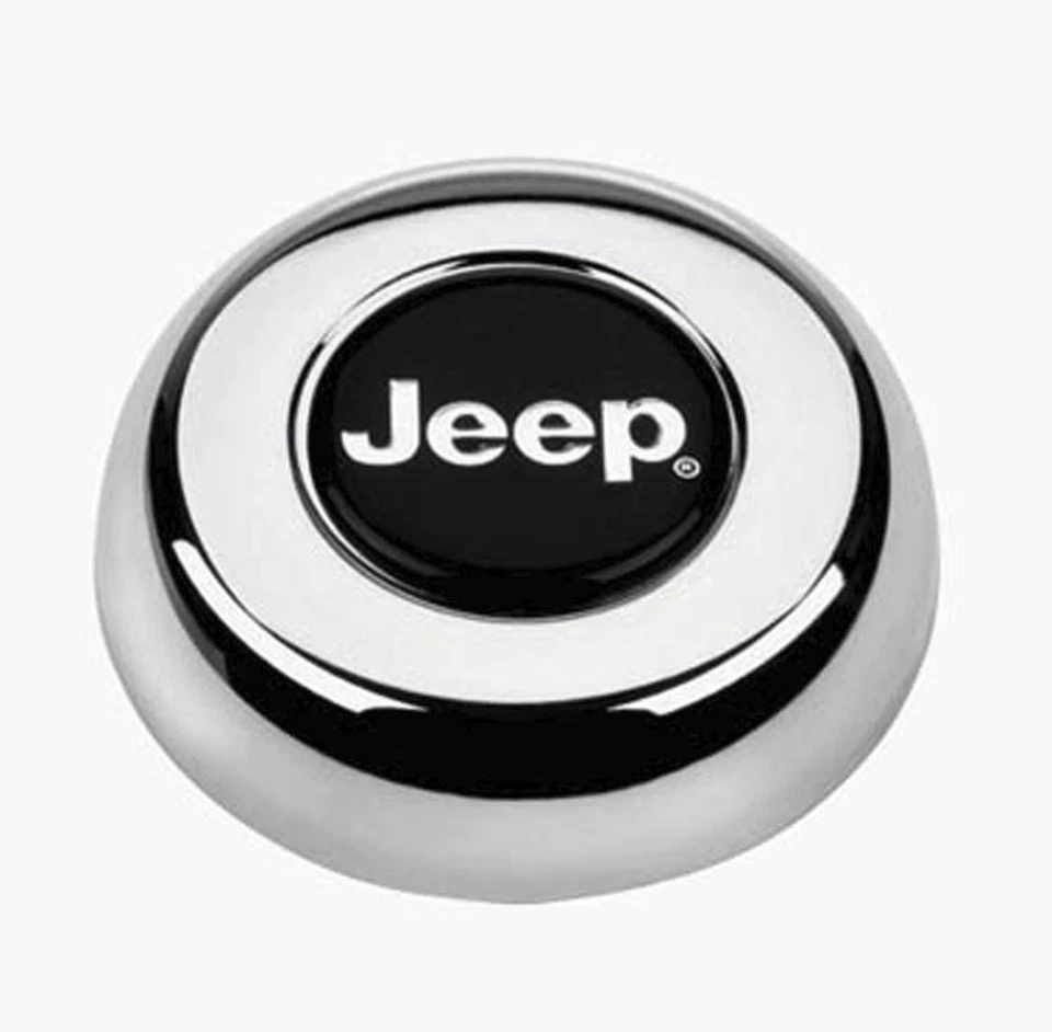 Volante de espuma negra sobre cromo 15" para Jeep CJ5 CJ7 YJ Wrangler 1976-1995 Foto 4 de 4