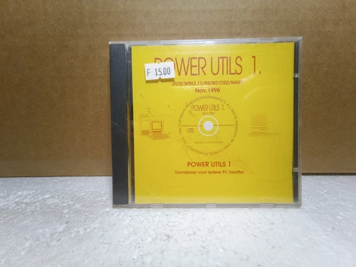 Power Utils 1 CD-ROM Nov 1996 Vintage PC Utilities Drivers DOS Win95 OS/2 New