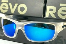 NEW Revo JASPER Clear Matte POLARIZED Blue GLASS Lens Sunglasses 1111 09 H2O