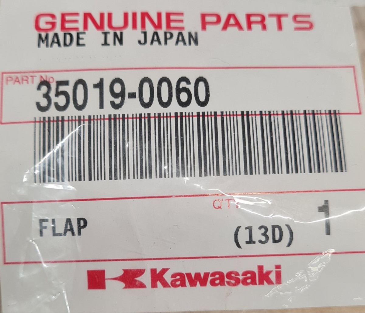 GENUINE KAWASAKI NINJA ZX-6R 2009-22 NUMBER PLATE HOLDER P/No