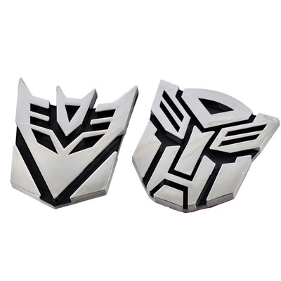 Transformers Decepticon Aufkleber Car Sticker 3D Chrome Emblem Metall Logo Auto