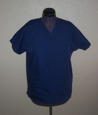 Women's Cherokee Workwear Navy Blue Short Sleeves Pullover Scrub Uniform Small