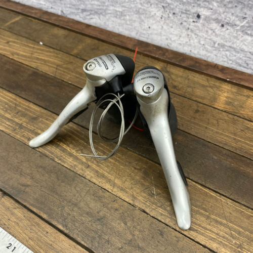 Shimano Tiagra Shifter Set ST-4400 Double Race 9s Vintage Flight Deck 9 Speed A7 - Picture 5 of 14