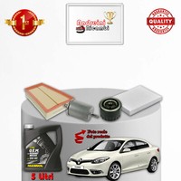 Kit Wartung 4 Filter Und ÖL Renault Fluence 1.6 16V 81KW 110CV Ab 2010