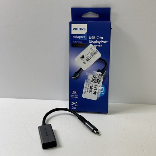Philips Elite 8K USB-C to DisplayPort Adapter Ultra High Definition Travel Size - Picture 2 of 4