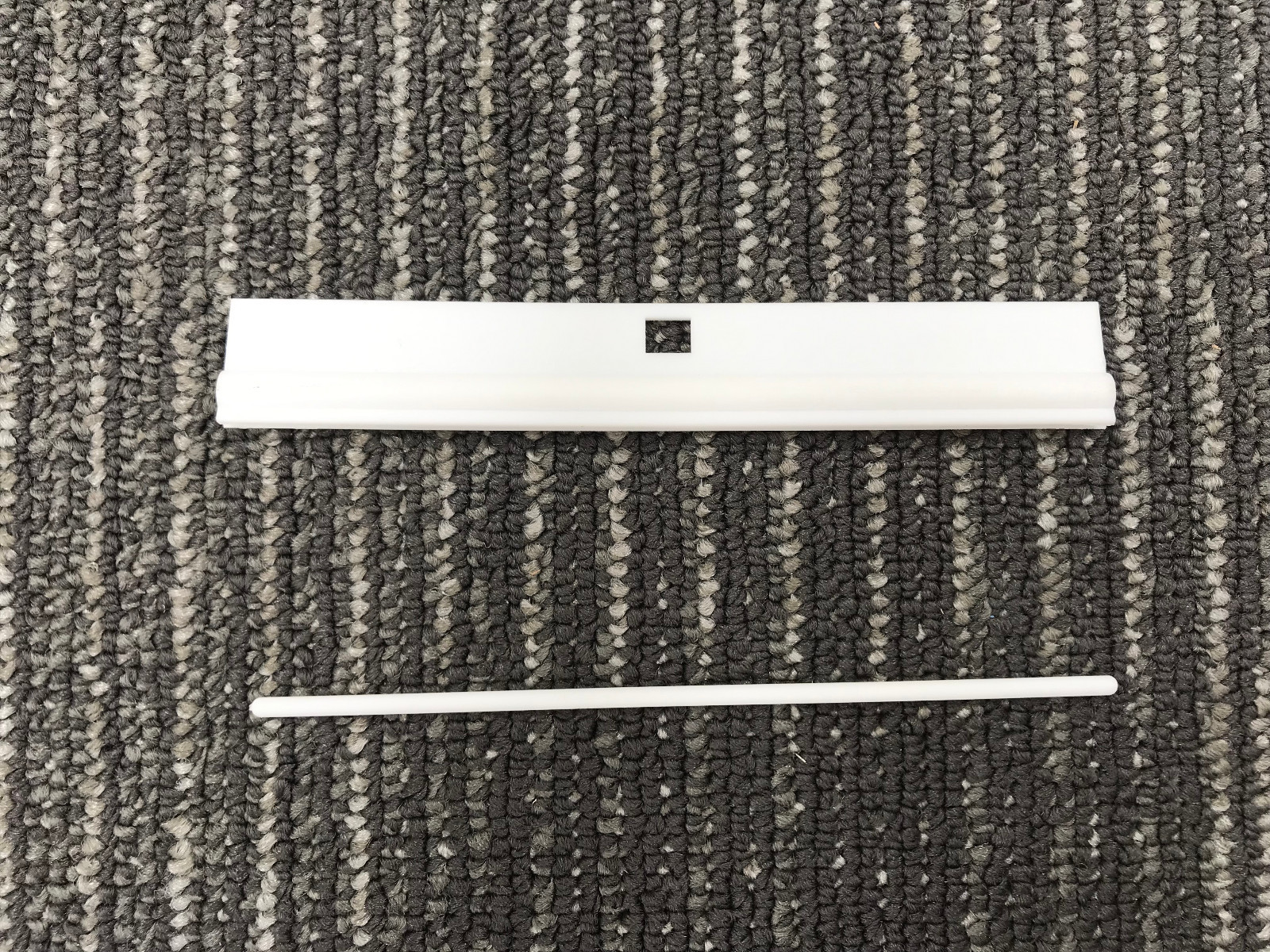 Vertical Blinds Replacement Slats Pack 8 x Slats, Bottom Weights, Top