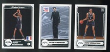 3 LOT 23-24 PANINI NBA STICKER CARD DRAFT ROOKIE VICTOR WEMBANYAMA RC FRANCE TRU