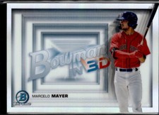 2022 Bowman #B3D-4 Marcelo Mayer Bowman in 3D Boston Red Sox