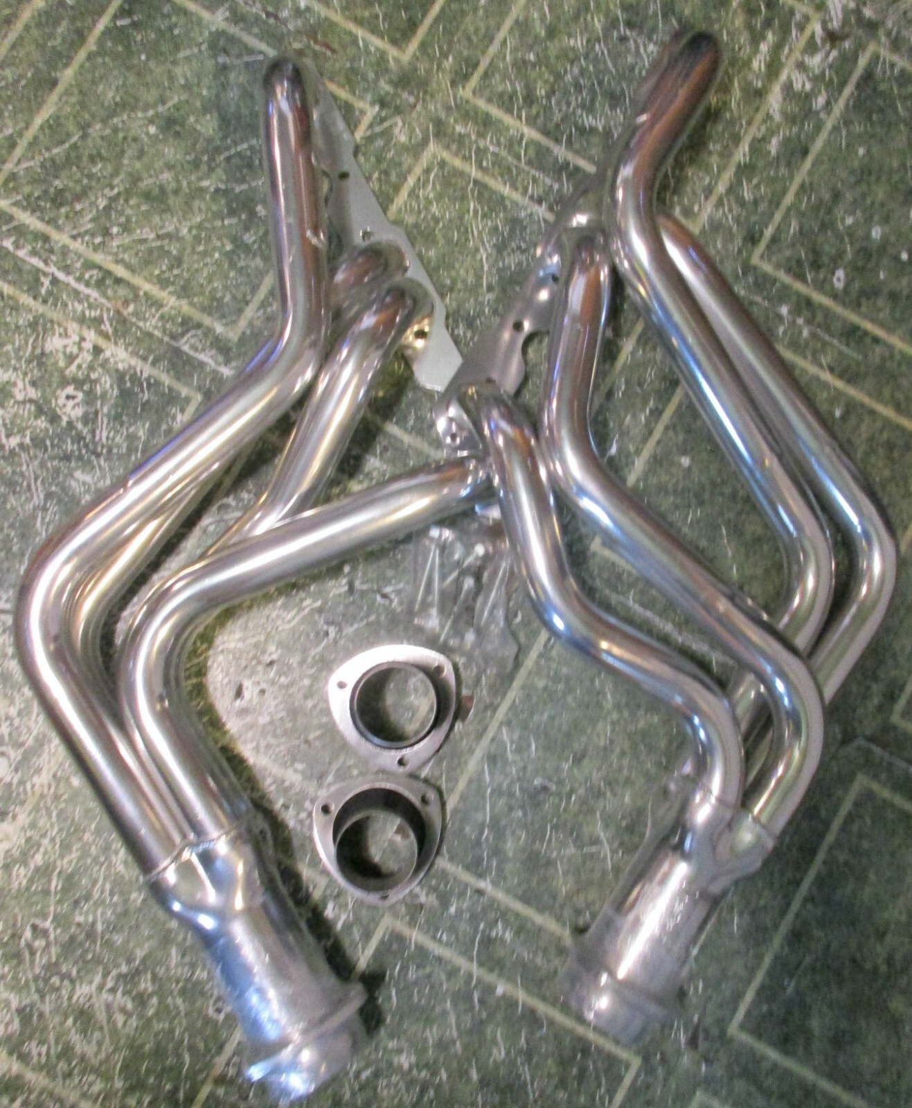 HEDMAN Silver CERAMIC HEADERS 1.75" Tubes 7081 Chevy CAMARO SBC 350
