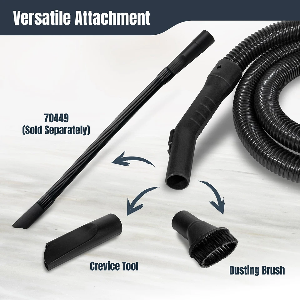 Kit de accesorio de aspiradora de tienda de 5 piezas para aspiradora en seco húmedo con entrada de 2-1/4", aspiradora de tienda Foto 2 de 4