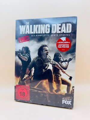 The Walking Dead: Die komplette achte Staffel inkl. Fan-Poster DVD *NEU*