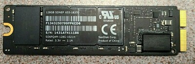 SanDisk 128GB SDNEP 655-1837D OEM for Apple MacBook 13'' SSD SD6PQ4M-128G-1021H
