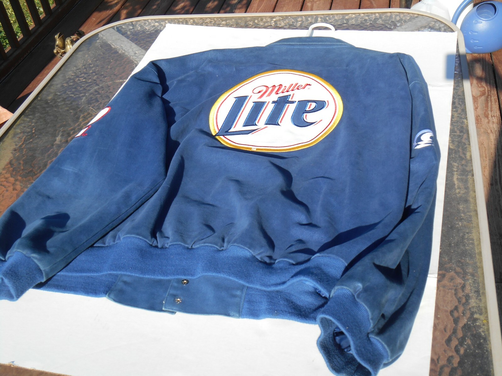 Vintage Miller Brewing Beer Nascar Racing Jacket Size… Gem