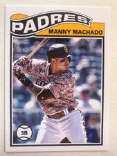 2021 Topps UK Edition 1978-79 Redux Parallel Manny Machado Padres SR25