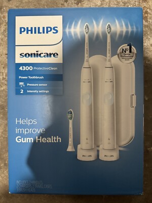 2pk Philips Sonicare Protectiveclean 4300 Rechargeable Toothbrush NEW SEALED!!!!