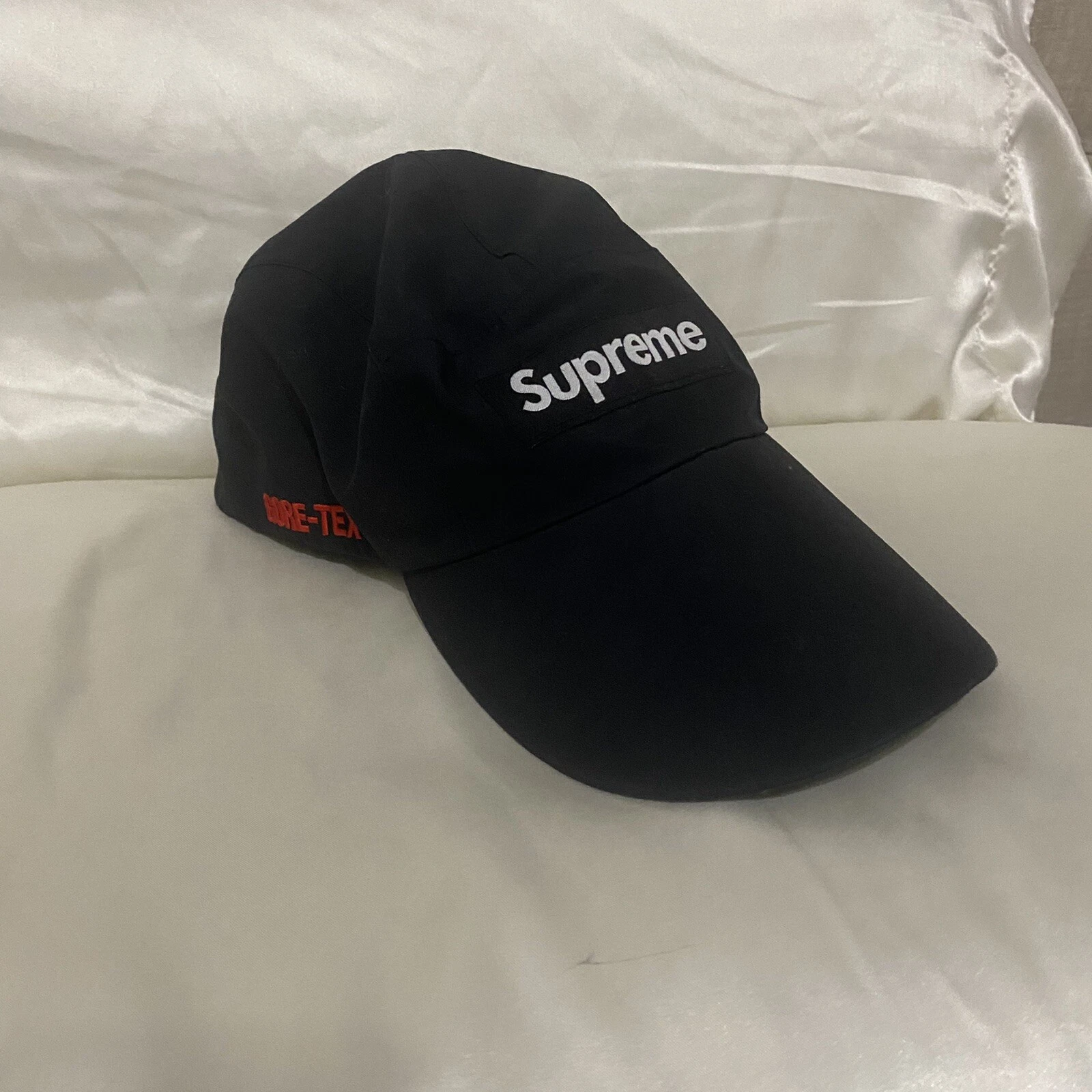 Casquette de camp homme Supreme noir long bill gore tex moyenne/grande