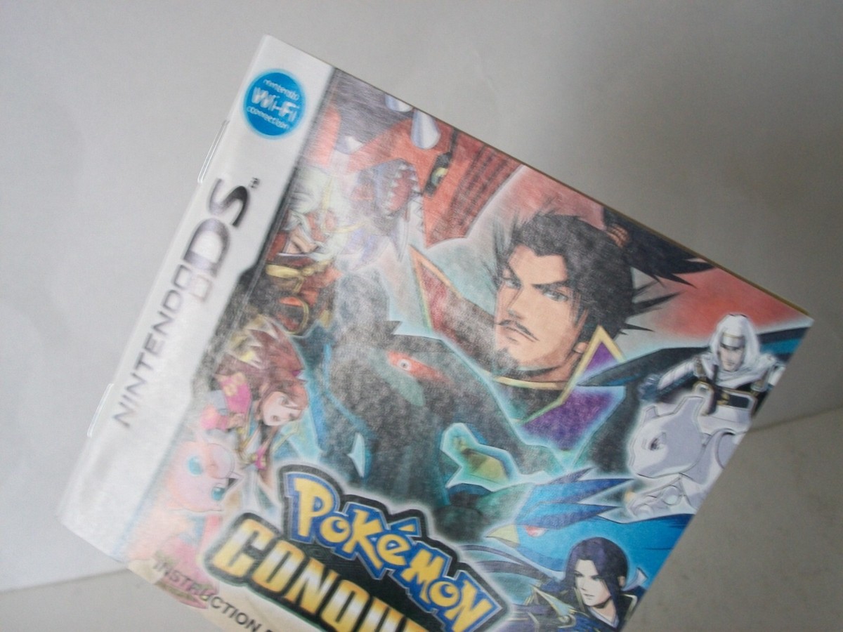 Pokemon Conquest Manual Only NO GAME Nintendo DS Instruction