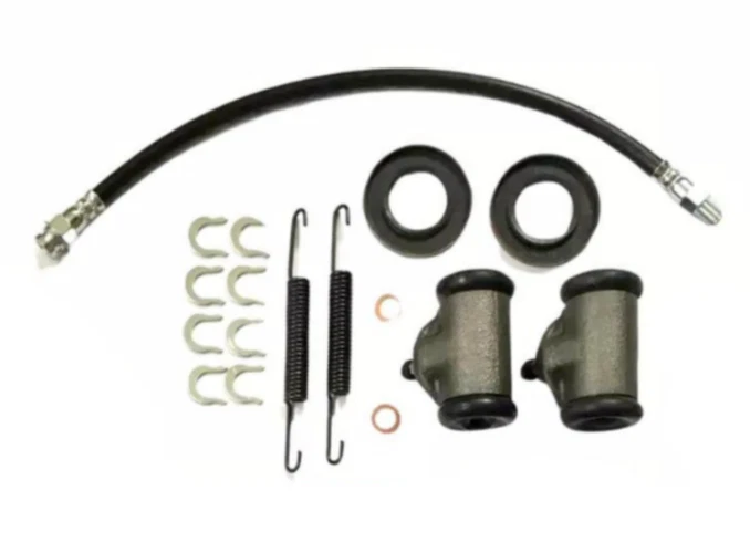 For 1949-1954 Plymouth Rear 10" Brake Shoes Wheel Cylinder Overhaul Rebuild Kit - Image 3 of 4