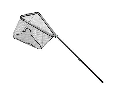 Paladin Kescher gummiert Hammerkopf Netz 2,25m - 2x 80 Unterfangkescher Alu