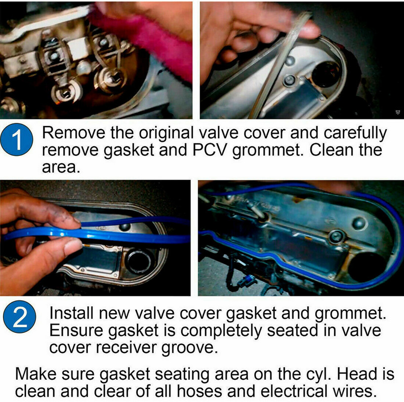 Fel-Pro VS 50504 R-1 Engine Valve Cover Gasket Set for VS50250A Gaskets wi