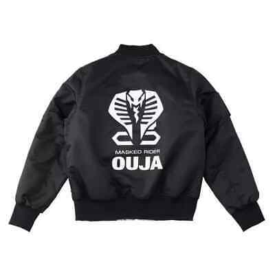 KEN SHIMURA SWEAT XL 黒 Kamen Rider Ryuki Ouja Takeshi Asakura MA-1 Jacket XL Size
