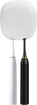 TIOODRE UV Dual Toothbrush Steriliser Sterilizer Holder Wall Mounted USB-C Rechargeable