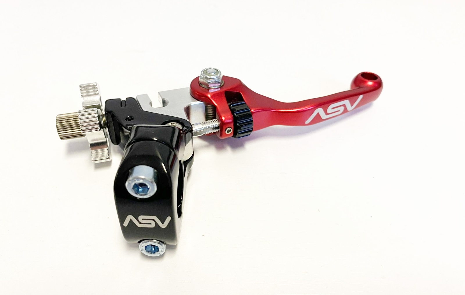 ASV F4 Front Brake Clutch Perch Levers Shorty Red Pair Pack Grizzly 350 ...