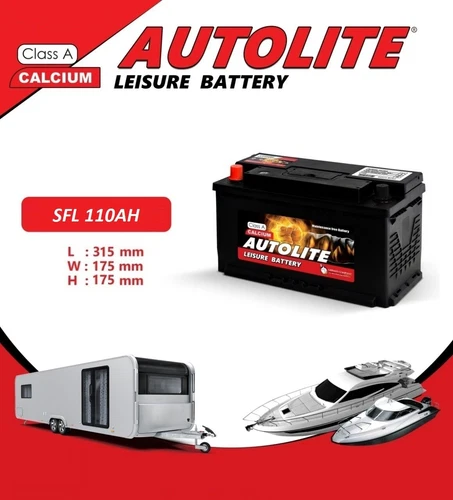 12V LEISURE BATTERY SFL 110AHC100 AUTOLITE 85Ah C20 FOR CARAVAN MOTORHOME L4
