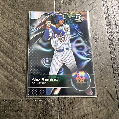 Alex Ramirez 2023 Bowman platinum Card #TOP-18 Mets RC Rookie