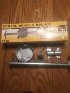 Commercial Electric Ceiling Fan And Light Fixture Support Box With