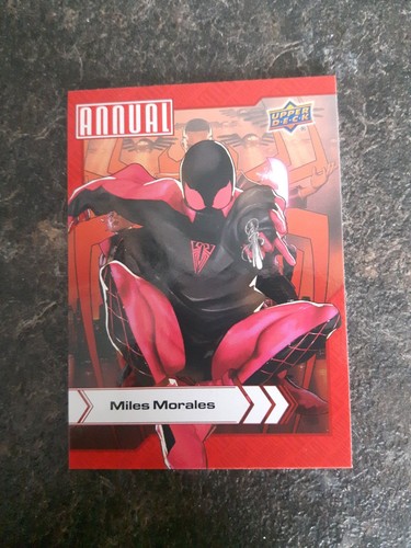 Carte annuelle Miles Morales Marvel Upper Deck 2022-23 # 58