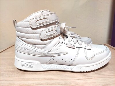 Women's FILA F-14 High-Top Leather Sneakers  Size 8,5