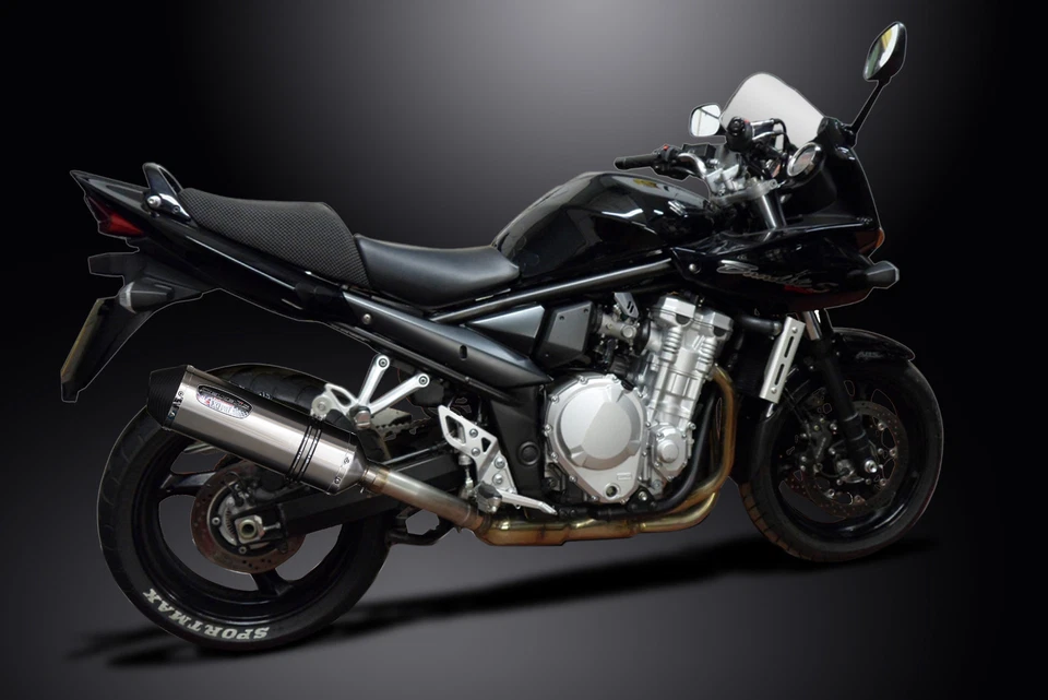 Suzuki GSF1250 Bandit 2007-16 Slip On 13.5" X-Oval Kit de silenciador de escape de acero inoxidable Foto 2 de 4