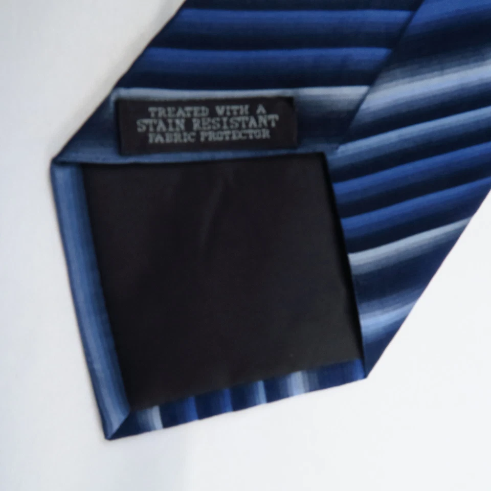 Dockers мужской галстук синий мульти диагональ в полоску 100% шелк 57x4 - Изображение 4 из 4