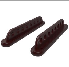 Viper Traditional Mahogany 8 Cue Wall Rack / 2 - Packs