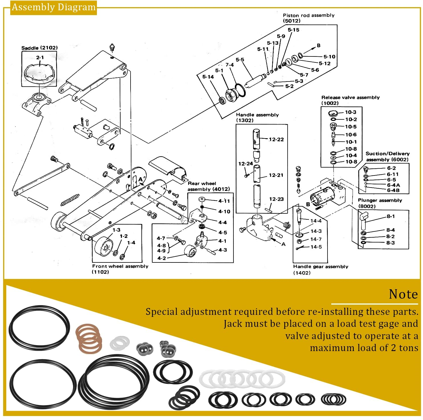 Craftsman 3 Ton Floor Jack Parts Diagram Home Alqu